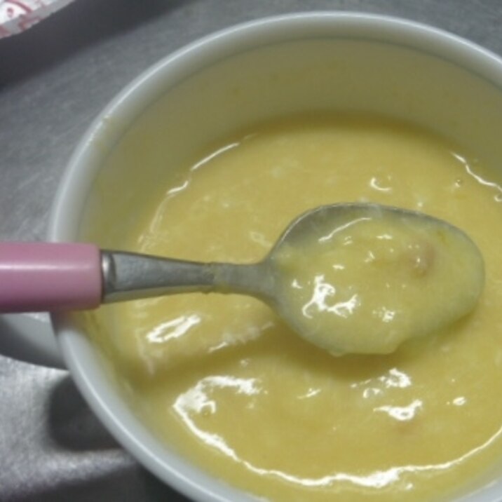 コーンクリーム＋卵　食べるスープ